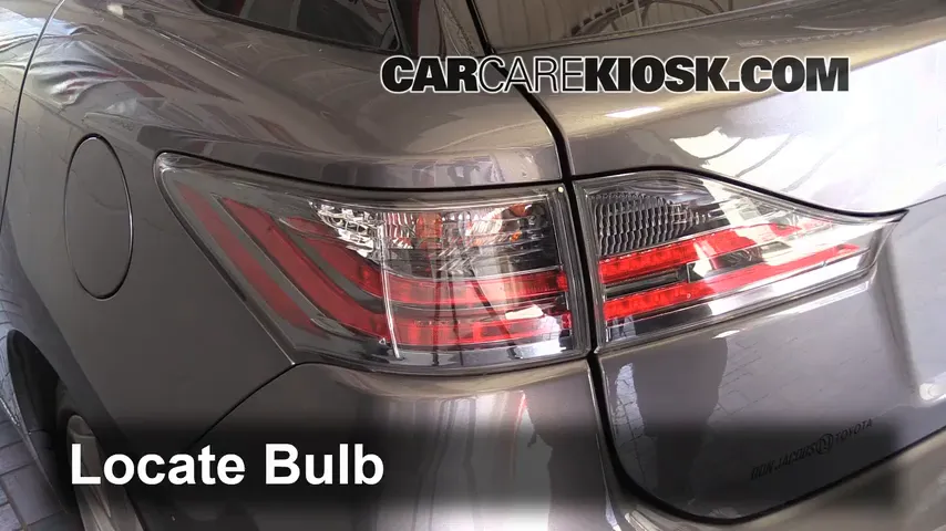 2014 Lexus CT200h 1.8L 4 Cyl. Lights Turn Signal - Rear (replace bulb)